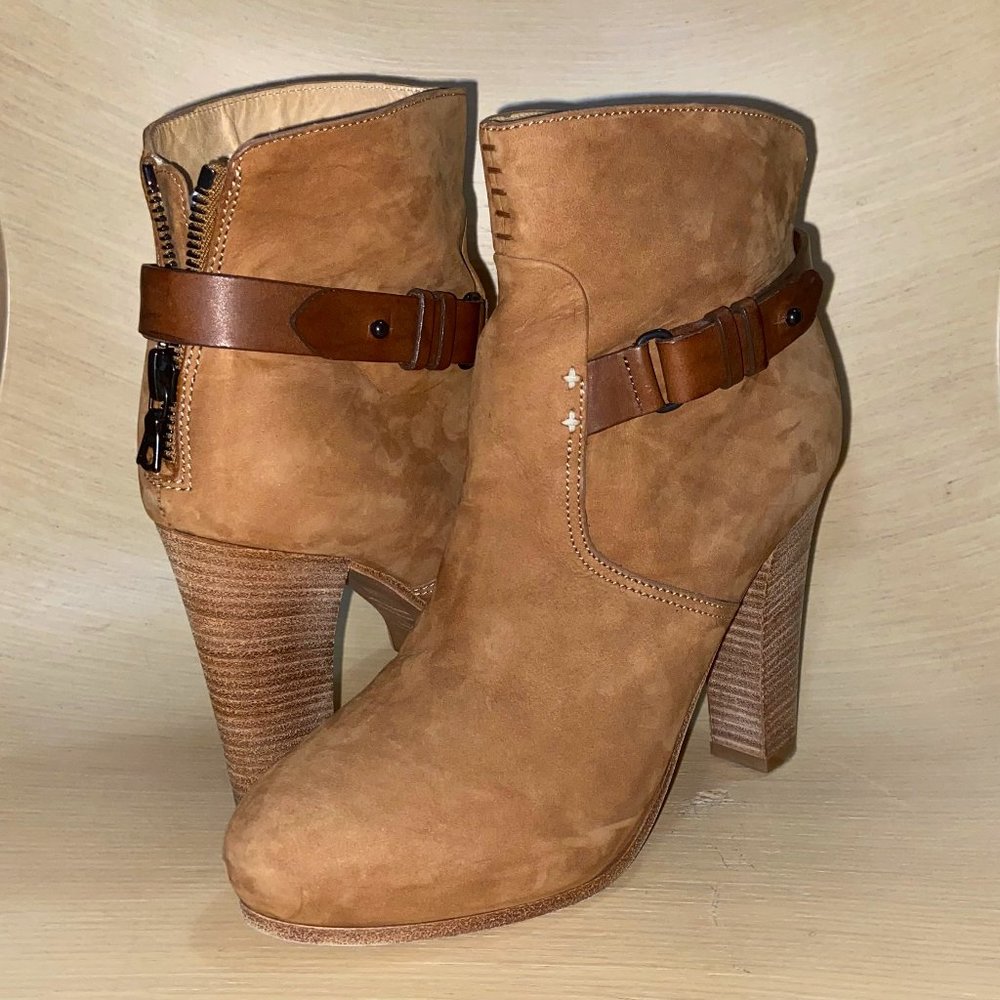 Rag & Bone Booties in Camel Suede sz35